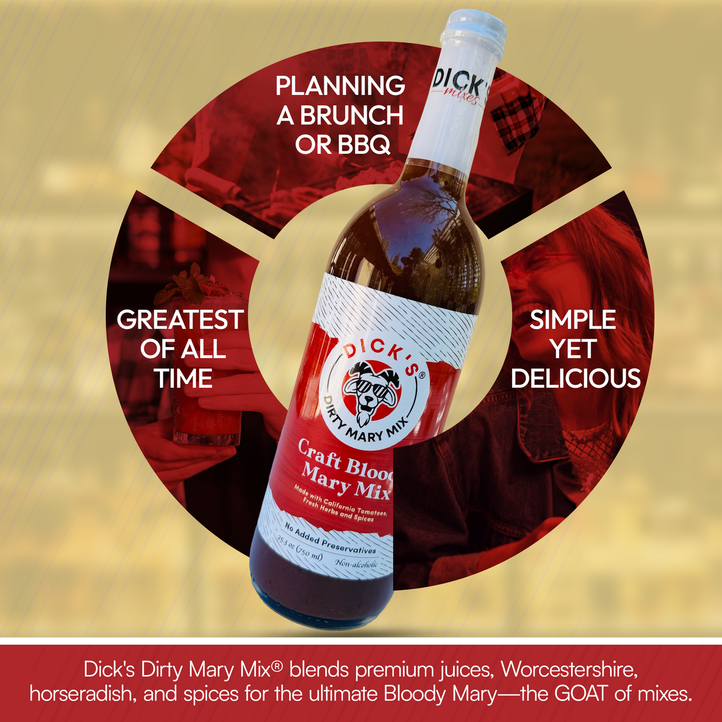Dick's Dirty Mary Mix - Craft Bloody Mary - Single Bottle