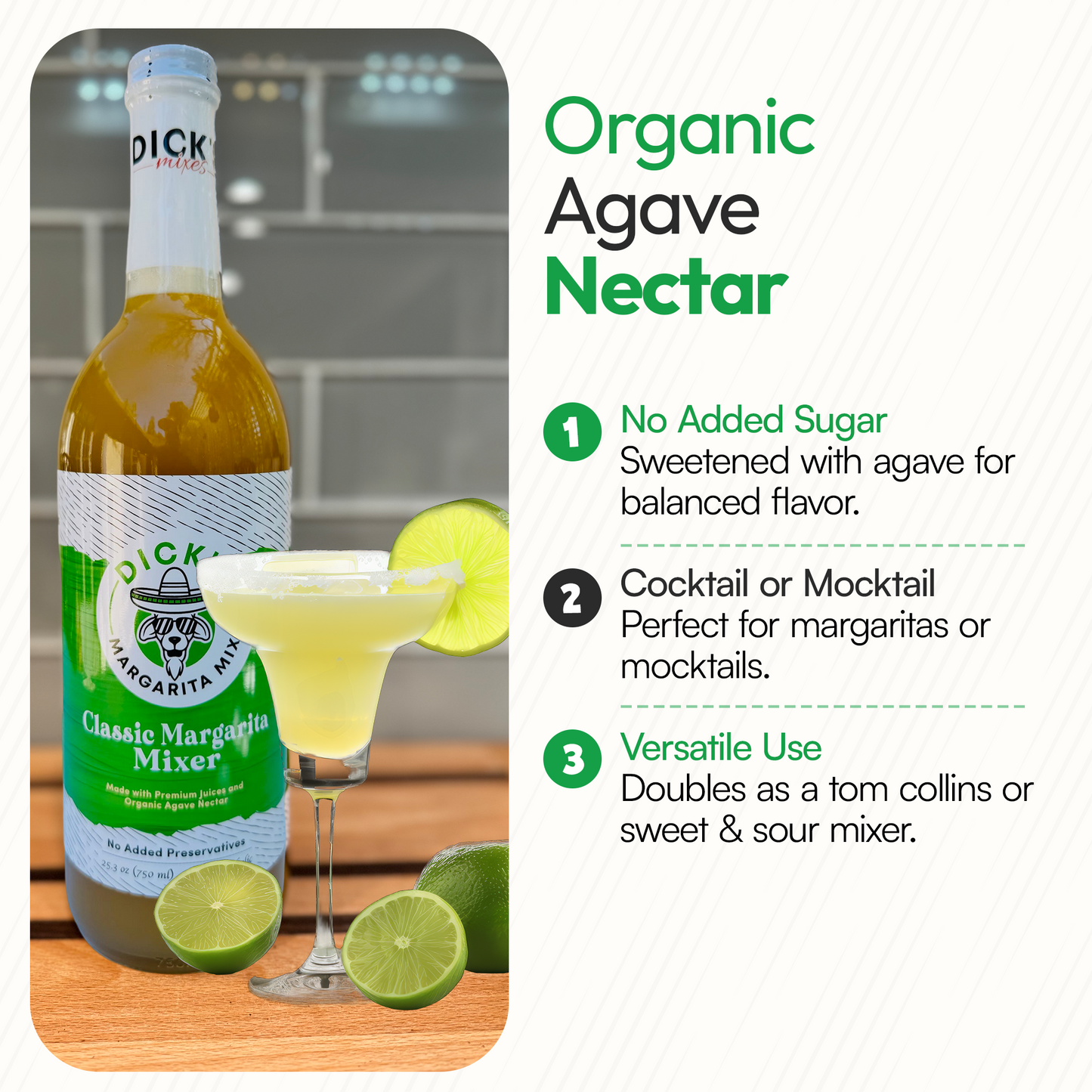Dick's Margarita Mix - Classic Margarita - 1 Bottle