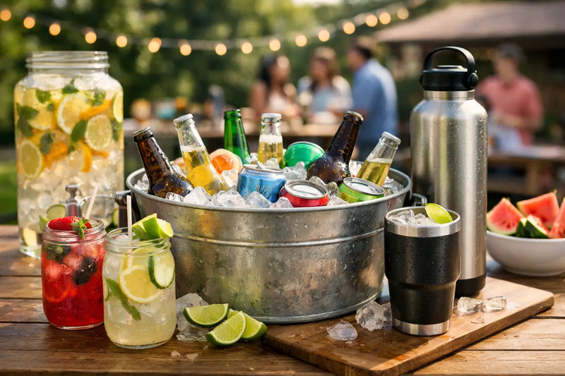 Backyard Party Drinks That Stay Cold and Easy