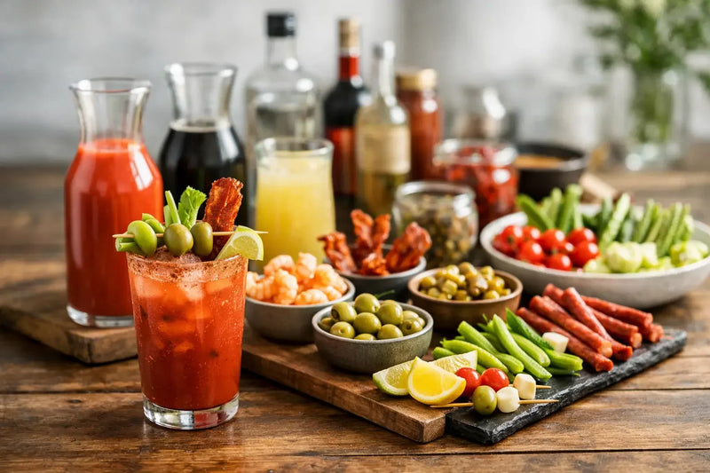 Build a Bloody Mary Bar Worth Waking Up For