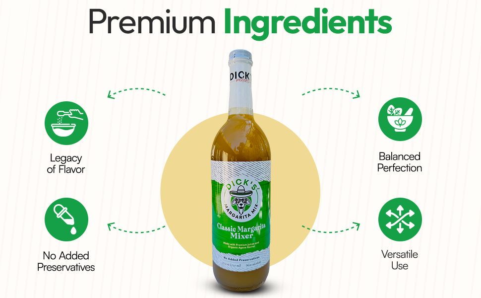 Dick's Margarita Mix - Classic Margarita - 1 Bottle