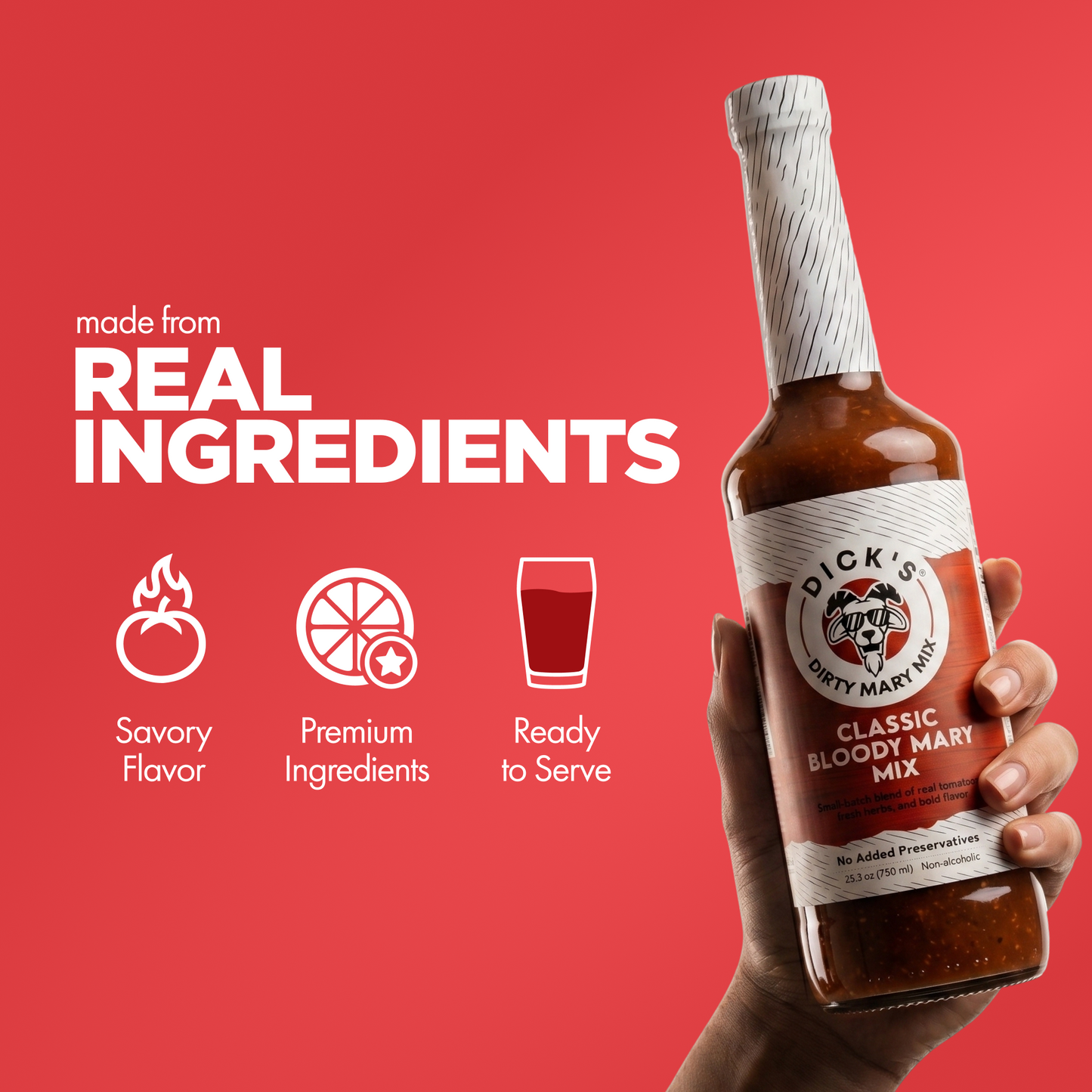 Dick’s Mixes Classic Bloody Mary Mix – One Bottle