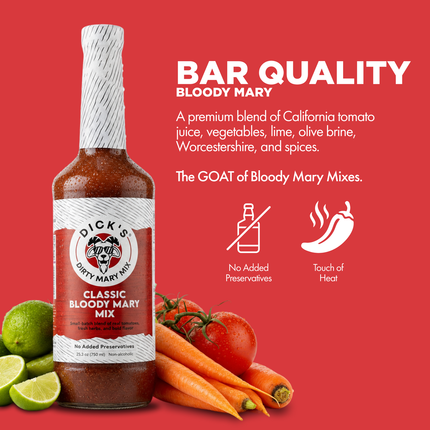 Dick’s Mixes Classic Bloody Mary Mix – One Bottle