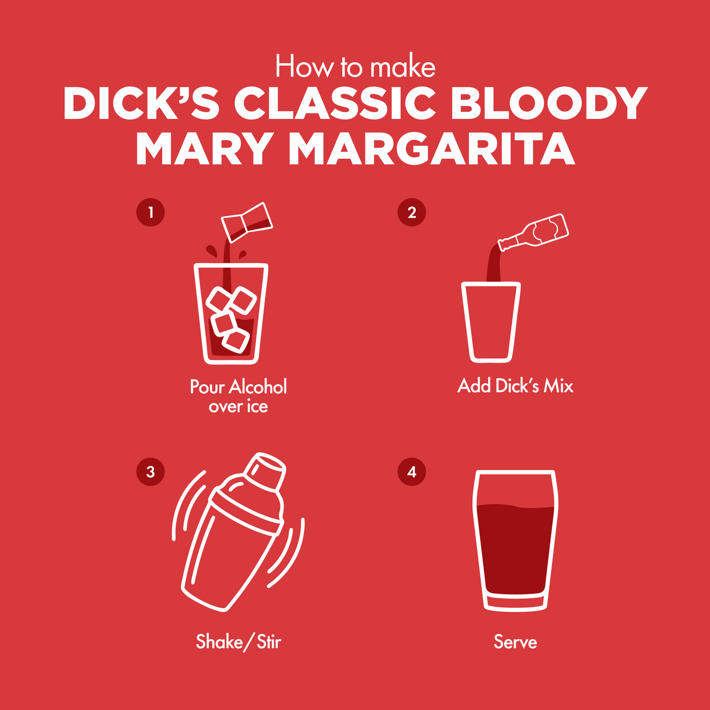 Dick’s Mixes Classic Bloody Mary Mix – One Bottle