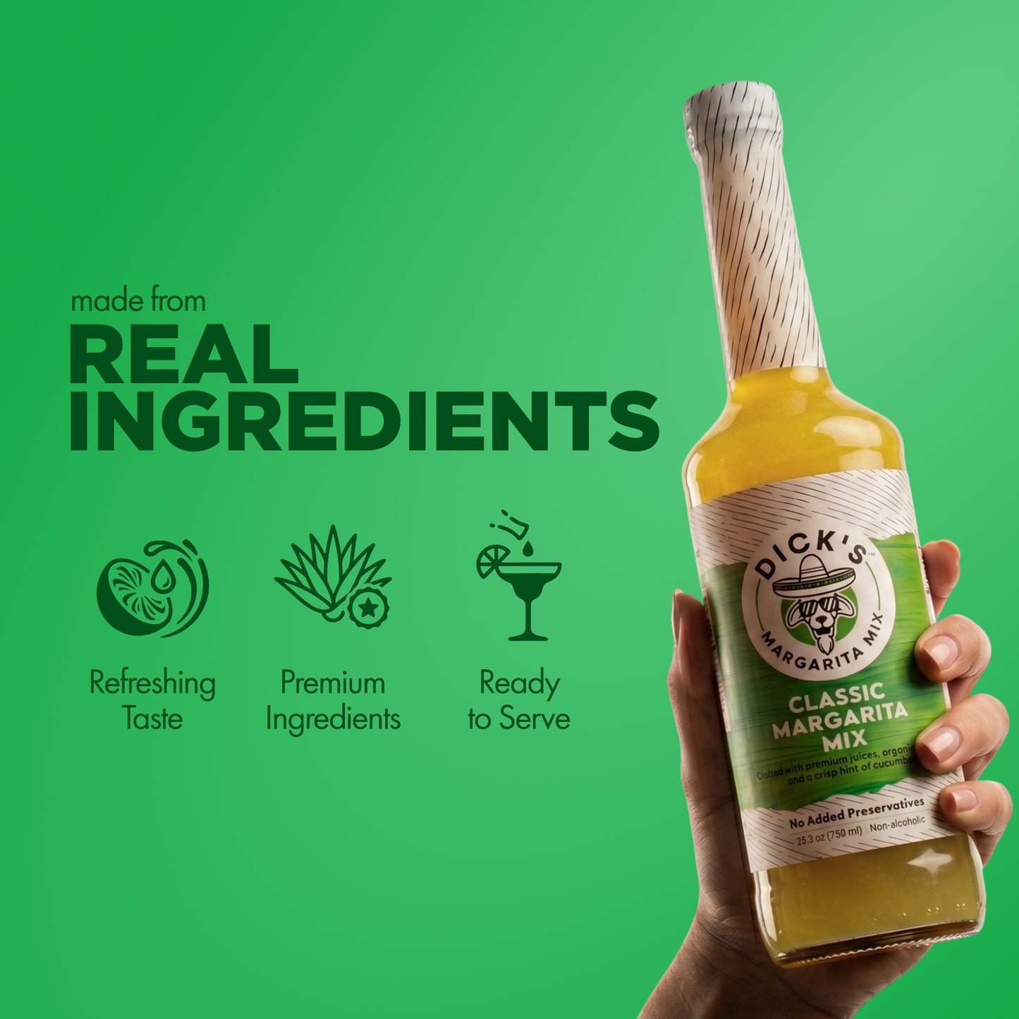 Dick's Mixes Classic Margarita Mix - 2 Pack