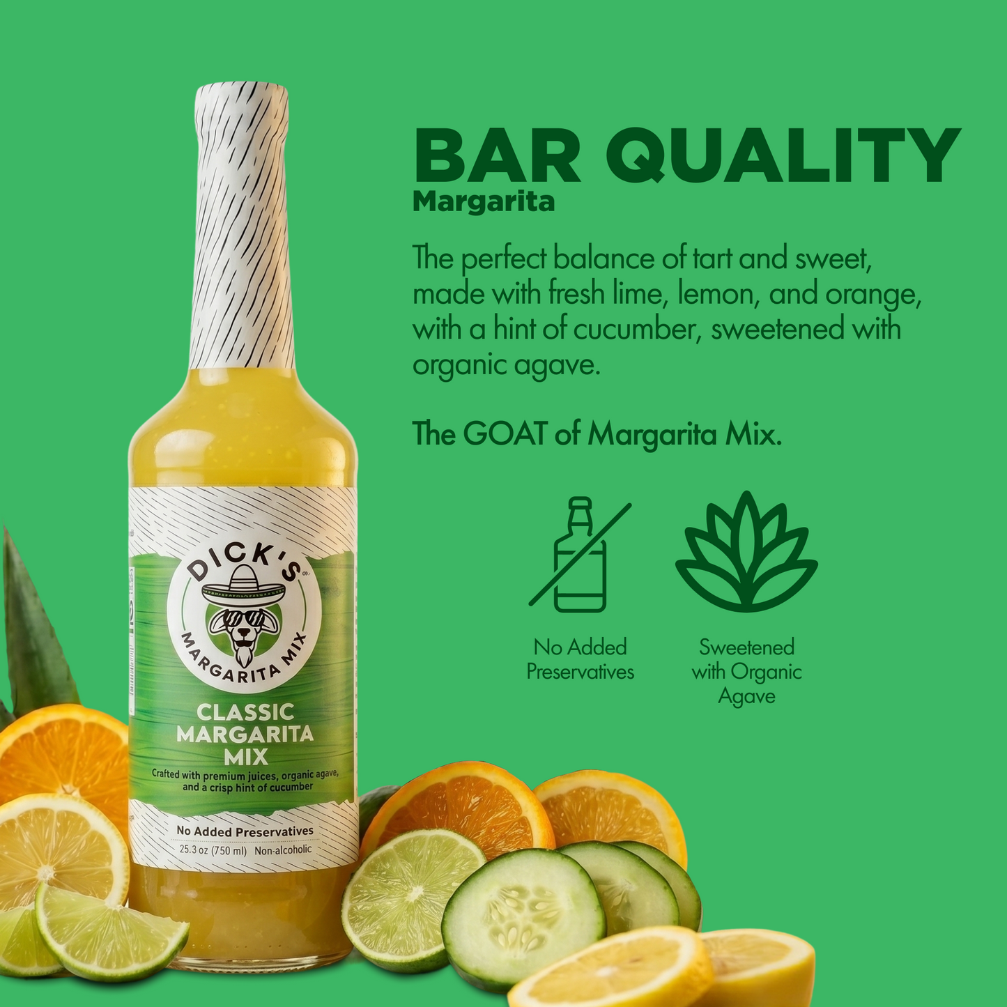 Dick's Mixes Classic Margarita Mix - 2 Pack