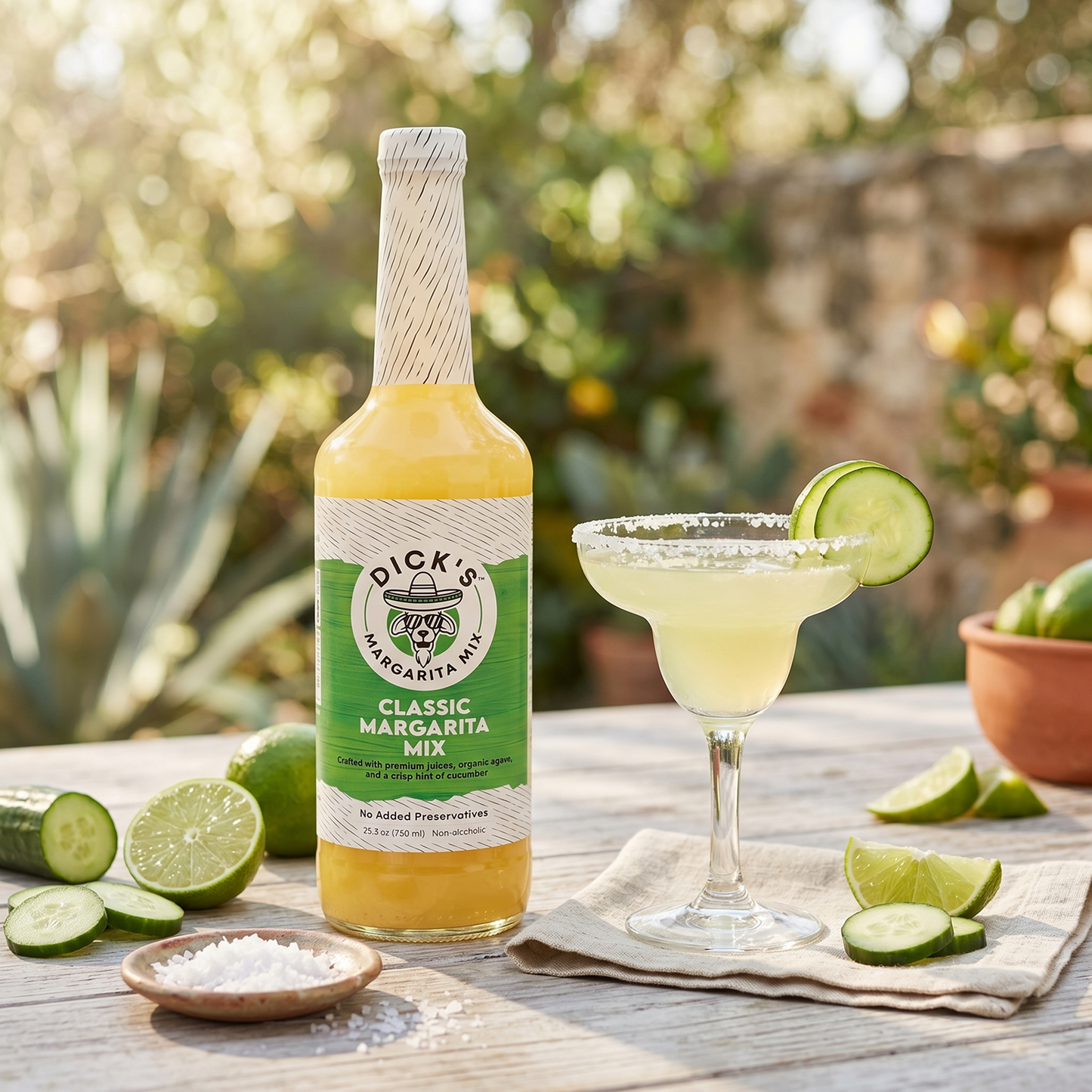 Dick's Mixes Cocktail Mixers 3 Pack Bundle - Bloody Mary, Classic Margarita, Habanero Margarita