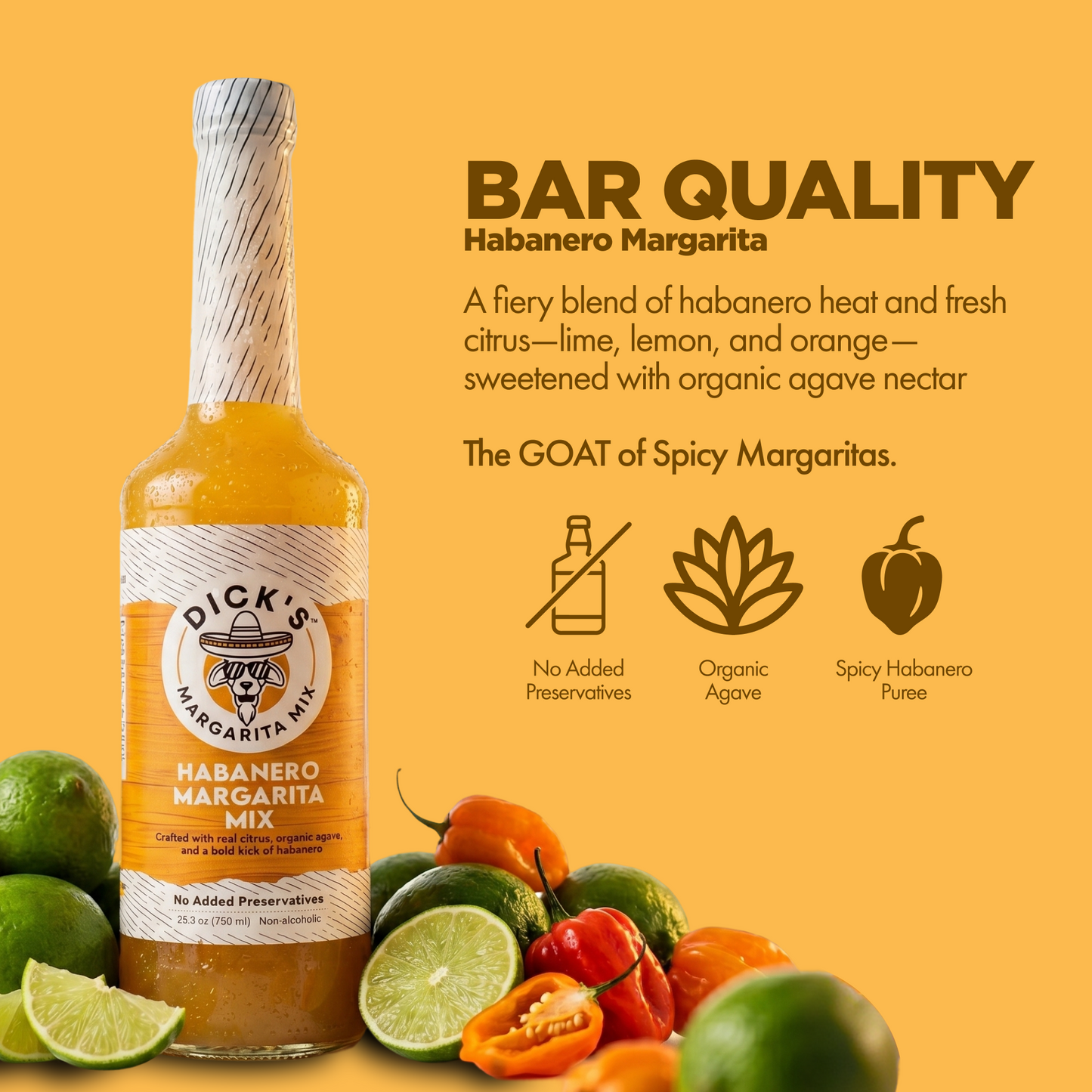 Dick's Mixes Habanero Margarita Mix - Spicy - 2 Pack