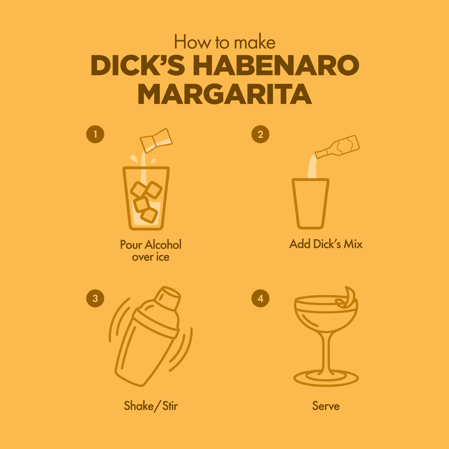 Dick's Mixes Habanero Margarita Mix - Spicy - 2 Pack