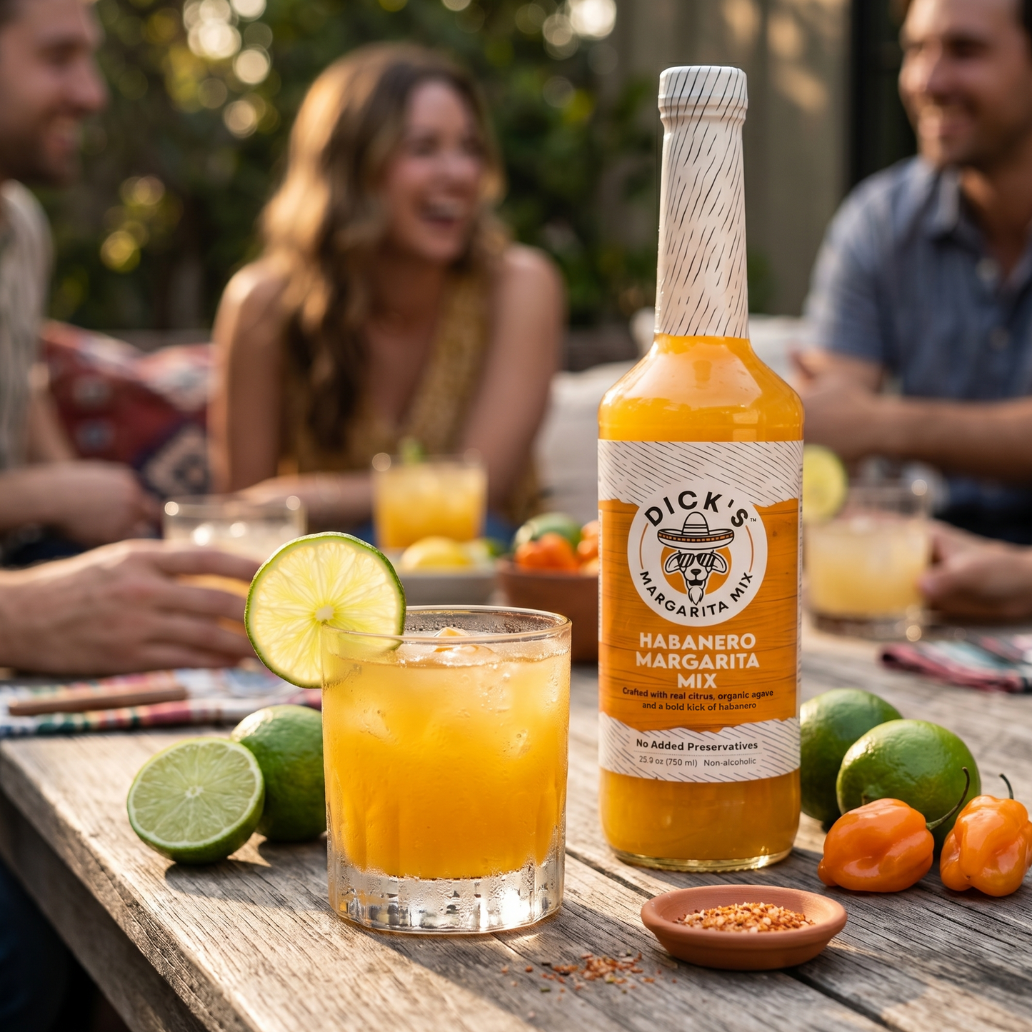 Dick's Mixes Cocktail Mixers 3 Pack Bundle - Bloody Mary, Classic Margarita, Habanero Margarita